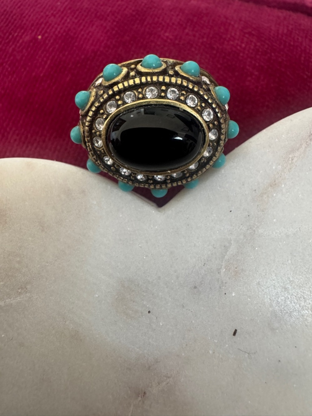 Heidi Daus Rhapsody in Hues Statement Ring - Picture 2 of 4